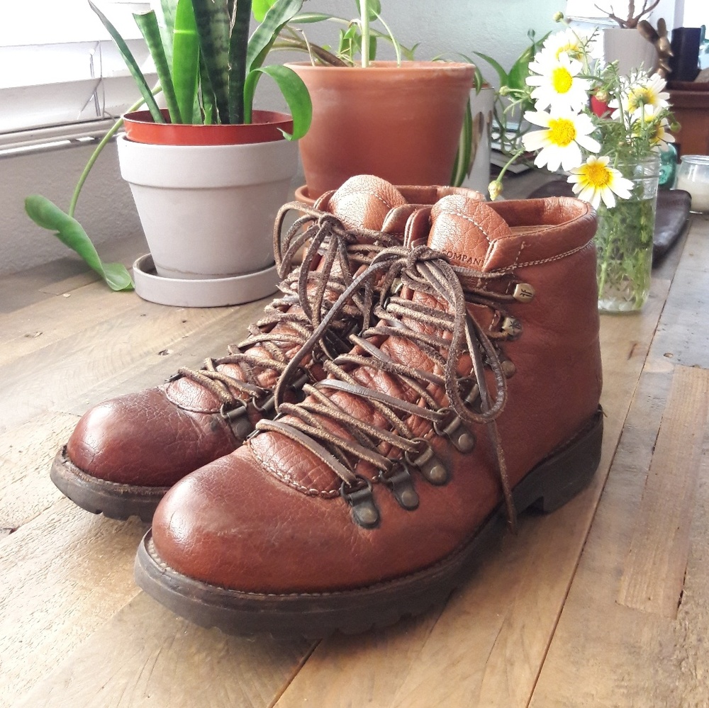 Frye Archie Leather Lace Up Hiking Boots